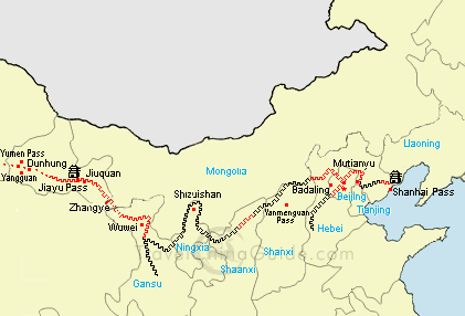 Great Wall Map Area Great Wall Map Area