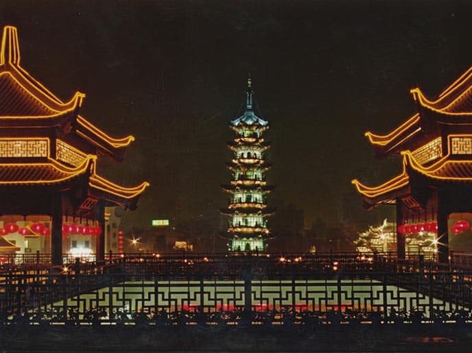 Lunghua Pagoda Nighttime