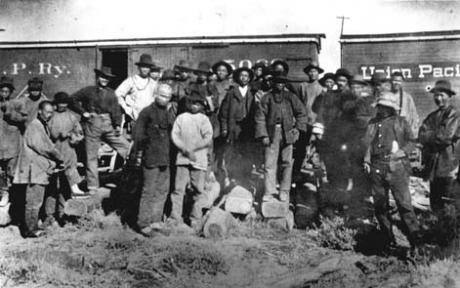 Wyoming Massacre at Rock Springs (Photo courtesy of Wyoming State Archives)